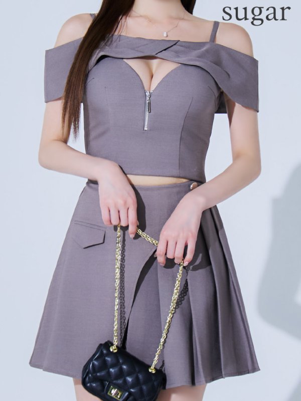 グレー モデル：ゆめ　身長：160cm　着用サイズ：Sサイズ