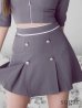 グレーホワイト　モデル：橋本甜歌(てんちむ)　身長：163cm　着用サイズ：Sサイズ