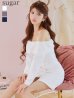 ホワイト　モデル：まりん　身長：164cm　着用サイズ：Sサイズ