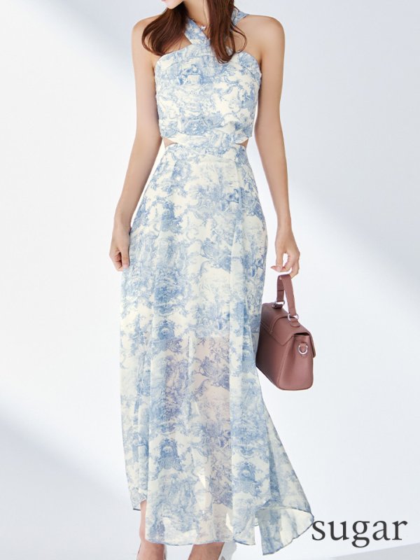 ブルー モデル：まりん　身長：164cm　着用サイズ：Sサイズ