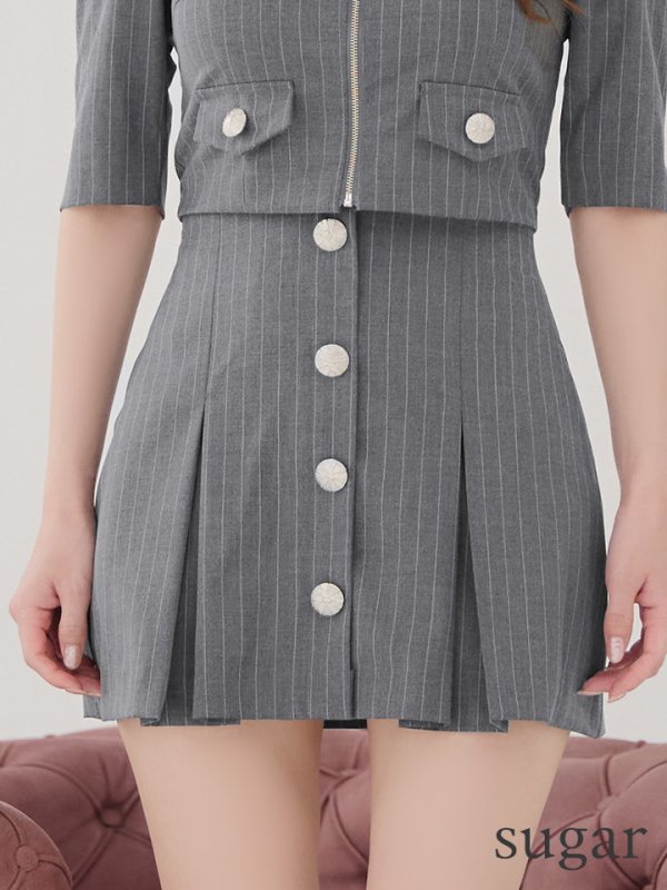 グレー　モデル：ゆめ　身長：160cm　着用サイズ：Sサイズ