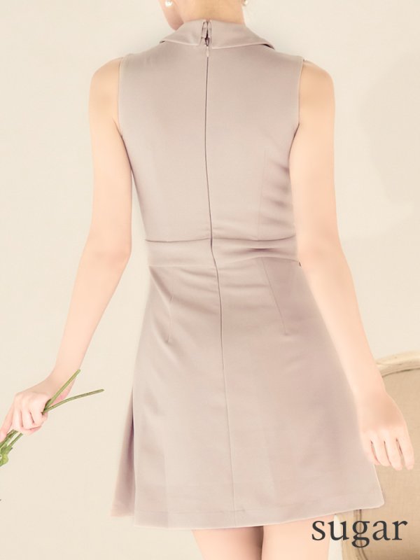 ピンクベージュ　モデル：ゆめ　身長：160cm　着用サイズ：Sサイズ