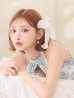 ホワイトブルー　モデル：明日花キララ　身長：162cm 着用サイズ：Sサイズ
