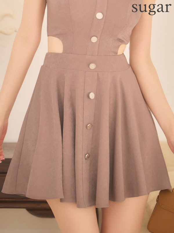 ベージュ　モデル：ゆめ　身長：160cm　着用サイズ：Sサイズ