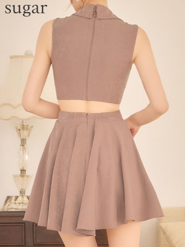 ベージュ　モデル：ゆめ　身長：160cm　着用サイズ：Sサイズ