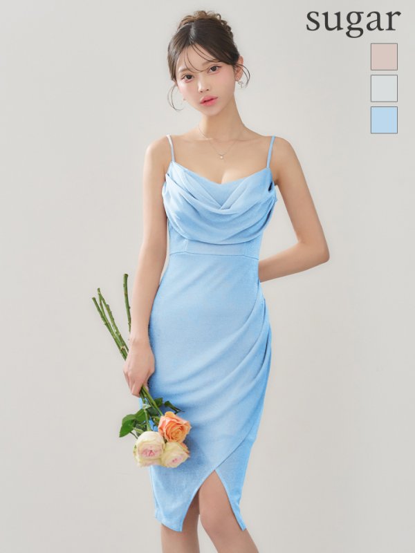 ブルー　モデル：るりぴ　身長：165cm　着用サイズ：Sサイズ