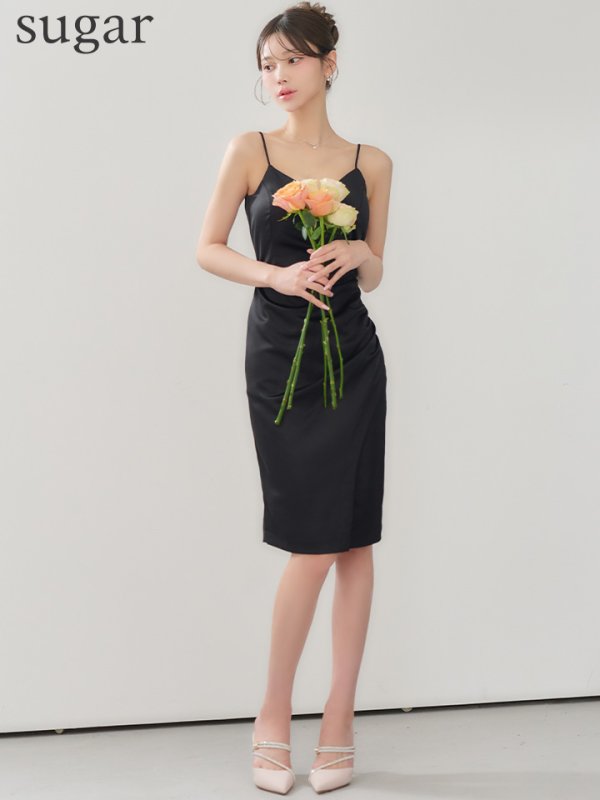 ブラック　モデル：るりぴ　身長：165cm　着用サイズ：Sサイズ