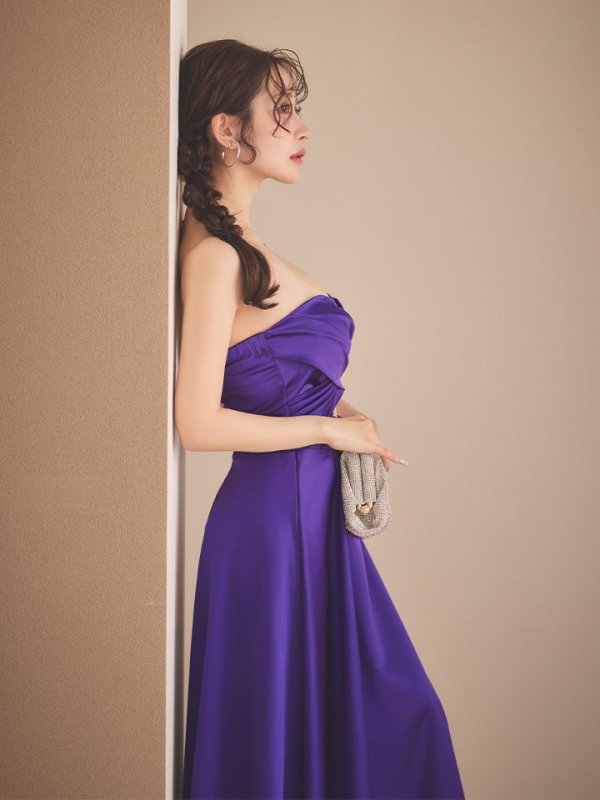 パープル モデル：朝陽凪　身長：156cm　着用サイズ：Sサイズ