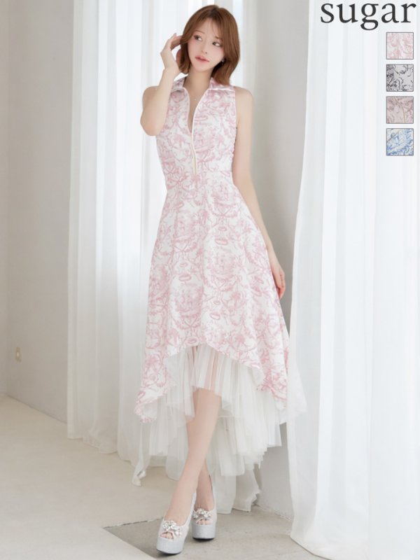 ホワイトxピンク　モデル：れみれみ　身長：163cm　着用サイズ：Sサイズ