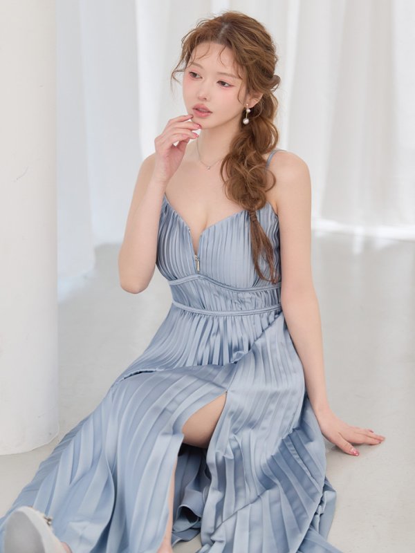 ブルー　モデル：ゆめ　身長：160cm　着用サイズ：Sサイズ