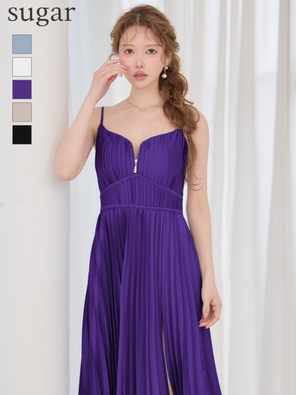 パープル　モデル：ゆめ　身長：160cm　着用サイズ：Sサイズ