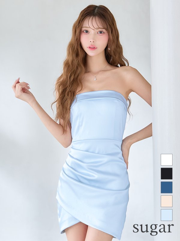 ブルー モデル：るりぴ　身長：165cm　着用サイズ：Sサイズ