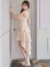 ピンクベージュ　モデル：りな　身長：160cm　着用サイズ：Sサイズ
