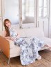 ホワイト×ネイビー　モデル：るりぴ　身長：165cm　着用サイズ：Sサイズ