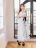 ホワイト　モデル：りな　身長：160cm　着用サイズ：Sサイズ
