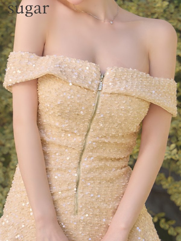 ベージュ　モデル：ゆめ　身長：160cm　着用サイズ：Sサイズ