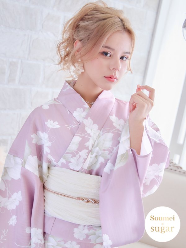 画像3: 【即日発送】【浴衣セール】【浴衣】大胆な牡丹が咲き誇るピンク地浴衣【浴衣３点セット 浴衣/帯/下駄】[YMT]