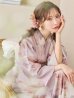 画像1: 【即日発送】アンティークフラワーピンク浴衣【浴衣３点セット 浴衣/帯/下駄】OBI-siwa-200-kj-13-OW / HIMO-900-yn-8-P / HEKO-800-sb-5-WH / YA-74-kn-P / GETA-01-kj-7-P/  [YMT] (1)
