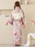 画像21: 【即日発送】アンティークフラワーピンク浴衣【浴衣３点セット 浴衣/帯/下駄】OBI-siwa-200-kj-13-OW / HIMO-900-yn-8-P / HEKO-800-sb-5-WH / YA-74-kn-P / GETA-01-kj-7-P/  [YMT]