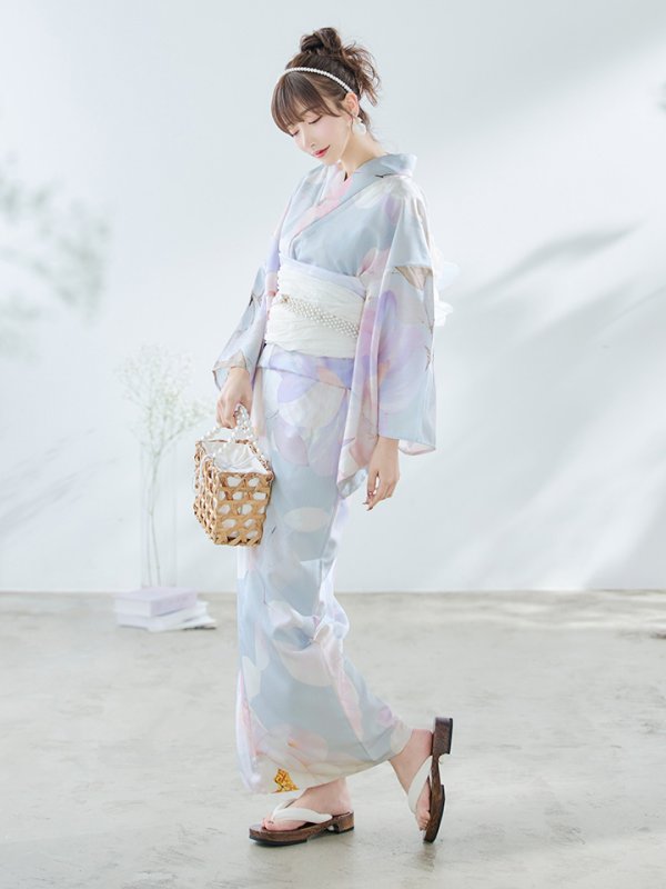 画像15: 【即日発送！】アイシーフラワー牡丹浴衣【浴衣３点セット 浴衣/帯/下駄】[YMT]