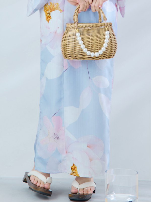画像17: 【即日発送】シャーベットフラワー牡丹浴衣【浴衣３点セット 浴衣/帯/下駄】[YMT]