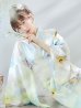 画像2: アイシーフラワー牡丹浴衣【浴衣３点セット 浴衣/帯/下駄】OBI-siwa-200-kj-13-OW / HIMO-900-yn-5-IV / HEKO-800-sb-5-WH / YA-72-kn-W / YA-1081-kj-BL / GETA-01-kj-2-BL / [YMT] (2)