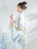 画像10: アイシーフラワー牡丹浴衣【浴衣３点セット 浴衣/帯/下駄】OBI-siwa-200-kj-13-OW / HIMO-900-yn-5-IV / HEKO-800-sb-5-WH / YA-72-kn-W / YA-1081-kj-BL / GETA-01-kj-2-BL / [YMT]