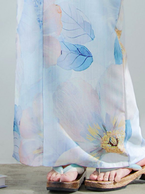 画像19: 【即日発送】アイシーフラワー牡丹浴衣【浴衣３点セット 浴衣/帯/下駄】[YMT]