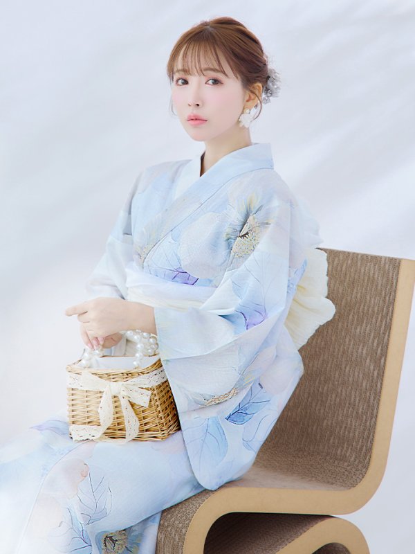 画像7: 【即日発送】アイシーフラワー牡丹浴衣【浴衣３点セット 浴衣/帯/下駄】[YMT]