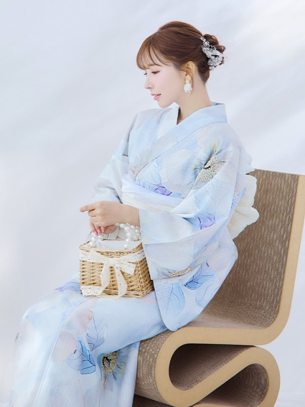 画像8: 【即日発送】アイシーフラワー牡丹浴衣【浴衣３点セット 浴衣/帯/下駄】[YMT]