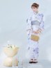 画像9: 【即日発送】シャーベットフラワー牡丹浴衣 siwa-g208kj / Yhimo-IV / Yheko-WH / A939-6 / YG02IVkj/ [OF03]