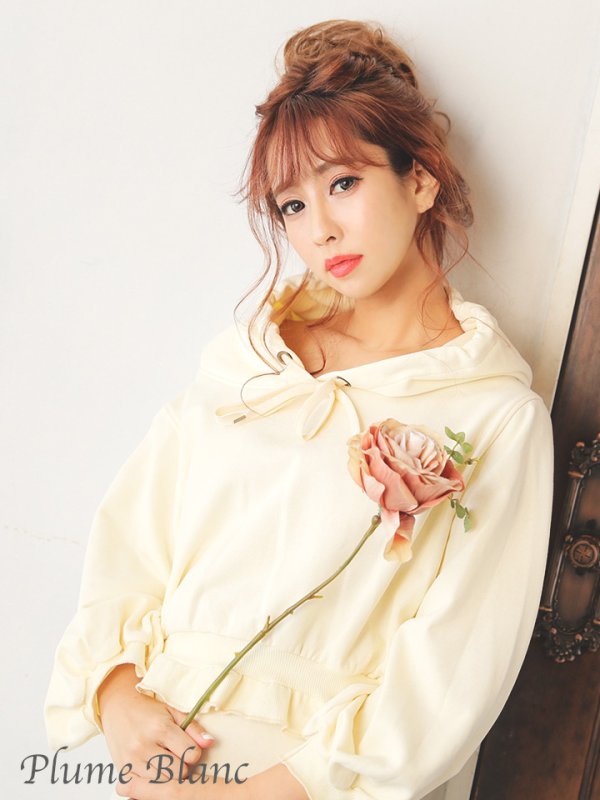 画像7: 【小物SALE】【Plume Blanc　プリュムブラン】青木りえちゃんプロデュース!!【ルームウェア】セットアップ【HC02】