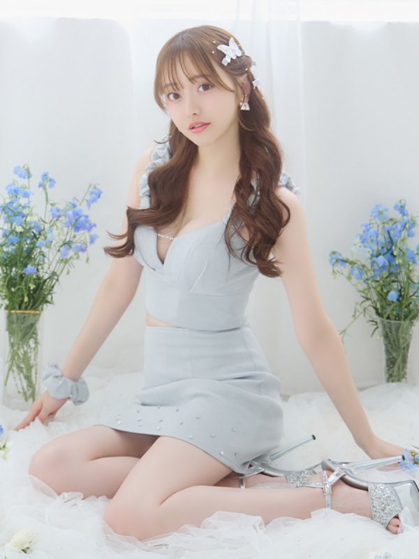 画像3: XSサイズあり【PURESS/ピュアレス】デザインショルダー/ バストタック/ チェーン/ ビジュー/ セパレート/ タイト/ マイクロミニ/ ミニドレス/ キャバドレス[OF5]