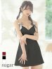 画像29: XSサイズあり【PURESS/ピュアレス】 ショルダーチェーン/ スカーフ/ フレア/ シンプル/ ワンカラー/ ミニドレス/ キャバドレス[OF5]