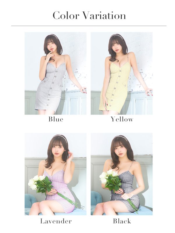 画像37: XSサイズあり【PURESS/ピュアレス】 フロントボタン/ パールショルダー/ ポケット/ タイト/ ミニドレス/ キャバドレス[OF5]