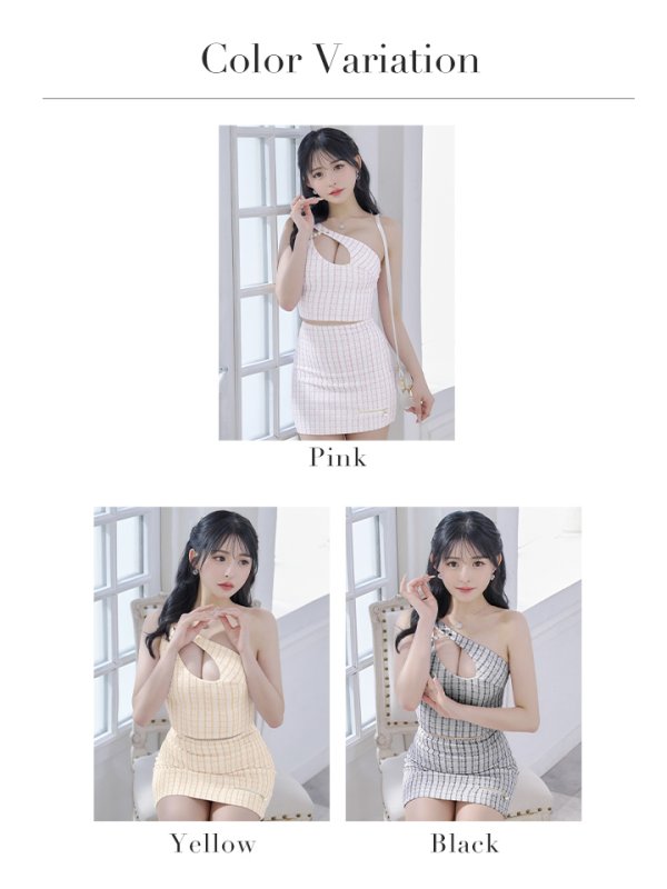 画像30: XSサイズあり【PURESS/ピュアレス】ワンショルダー/ パール/ バストカットデザイン/ マイクロミニ/ タイト/ ミニドレス/ キャバドレス[OF5]