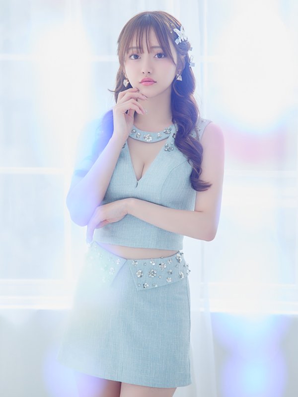 画像4: XSサイズあり【PURESS/ピュアレス】フラワービジュー/ チョーカーデザイン/ ツイード/ セパレード/ フレア/ マイクロミニ/ ミニドレス/ キャバドレス[OF5]