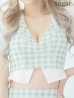 画像32: sugar限定コラボ商品☆XSサイズあり【PURESS/ピュアレス】カラー/ チェック/ ボタン/ ノースリーブ/ セパレート/ プリーツ/ フレア/ ミニドレス/ キャバドレス【複数品番】[OF5]
