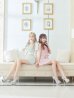 画像3: sugar限定コラボ商品☆XSサイズあり【PURESS/ピュアレス】カラー/ チェック/ ボタン/ ノースリーブ/ セパレート/ プリーツ/ フレア/ ミニドレス/ キャバドレス【複数品番】[OF5]