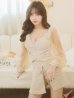 画像4: XSサイズあり☆背の低い方必見！【PURESS/ピュアレス】フロントファスナー/ メッシュ/ チェーン/ セパレート/ フレア/ マイクロミニドレス/ キャバドレス[OF5]