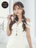 画像4: 【羽澄まり/関西コレクション着用】XSサイズあり【PURESS/ピュアレス】バストレースアップ/ オフショルダー/ パール/ ビジュー/ マイクロミニ/ ミニドレス/ キャバドレス[OF5]