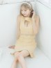画像12: XSサイズあり【Donia Quinn / ドニアクイーン】 総レース/ バストカット/ ノースリーブ/ ボタンデザイン/ タイト/ ミニドレス/ キャバドレス[OF05]