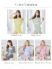 画像34: XS-Lサイズあり【Donia Quinn / ドニアクイーン】ギンガムチェック/ パールボタン/ 袖あり/ 半袖/ パフスリーブ/ レース/ 裾フリル/ ミニドレス/ キャバドレス[OF05]