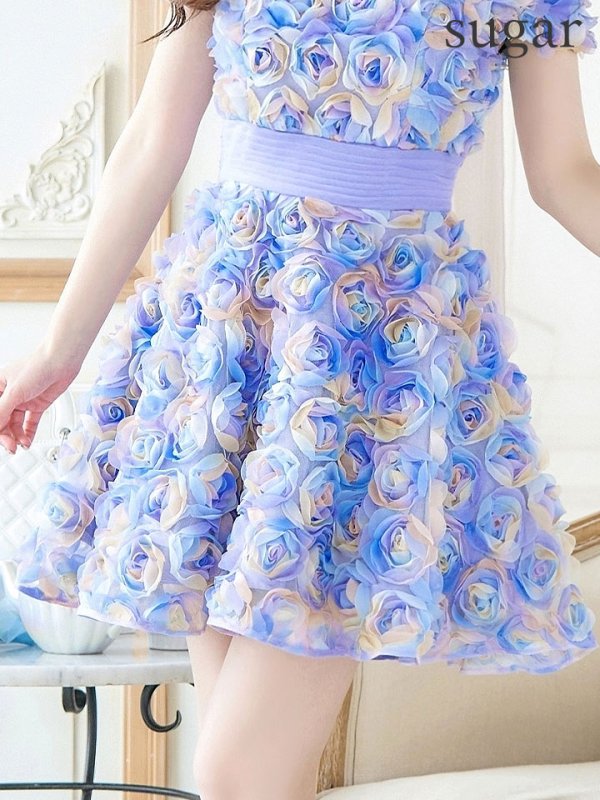 ブルーパープル モデル:ゆめ 身長:160cm 着用サイズ:8号(Sサイズ)