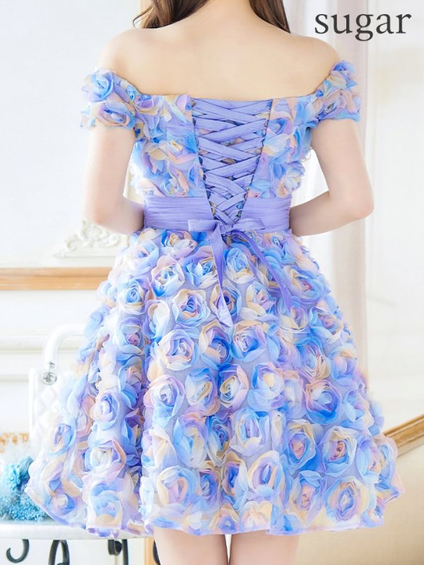 ブルーパープル モデル:ゆめ 身長:160cm 着用サイズ:8号(Sサイズ)