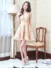 画像12: XS-Lサイズあり【Donia Quinn / ドニアクイーン】 立体フラワー/ ノースリーブ/ シアー/ ストレッチ/ Aライン/ フレア/ ミニドレス/ キャバドレス[OF05]