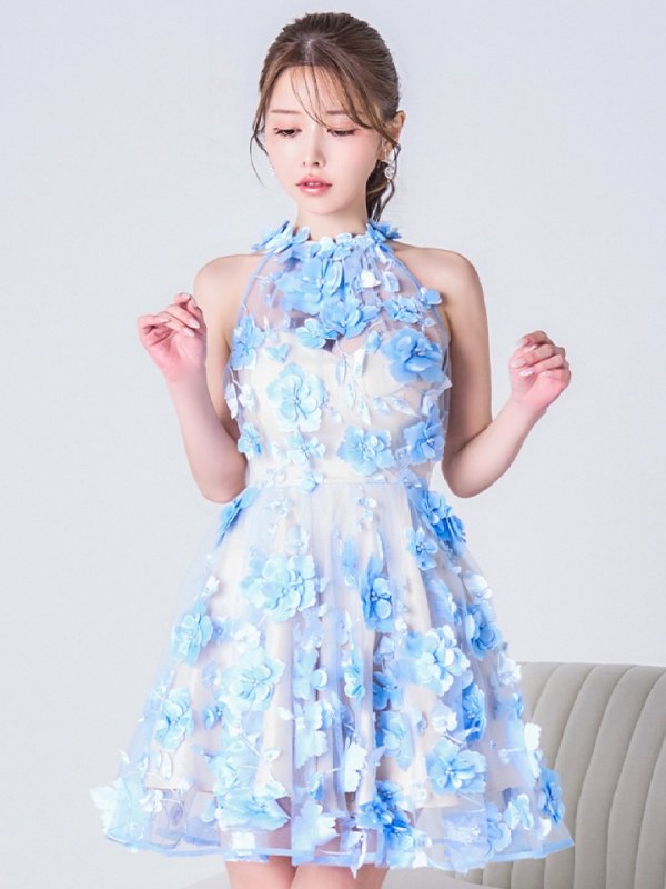 ベビーブルークリーム モデル:ゆめ 身長:160cm 着用サイズ:8号(Sサイズ)