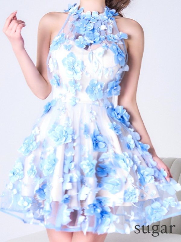 ベビーブルークリーム モデル:ゆめ 身長:160cm 着用サイズ:8号(Sサイズ)