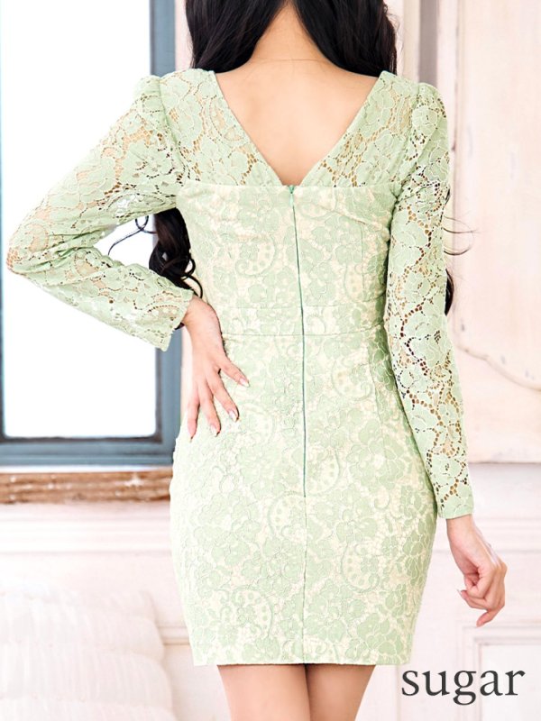 ミントクリーム モデル:まおちゃる 身長:158cm 着用サイズ:8号(Sサイズ)