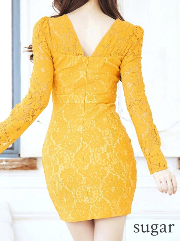 マスタード モデル:ゆめ 身長:160cm 着用サイズ:8号(Sサイズ)